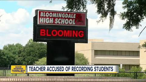 Hillsborough teacher recorded students changing