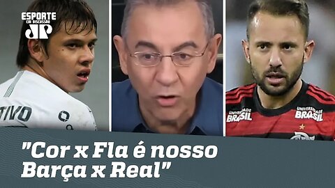 "Corinthians x Flamengo é nosso Barça x Real", diz Flavio Prado