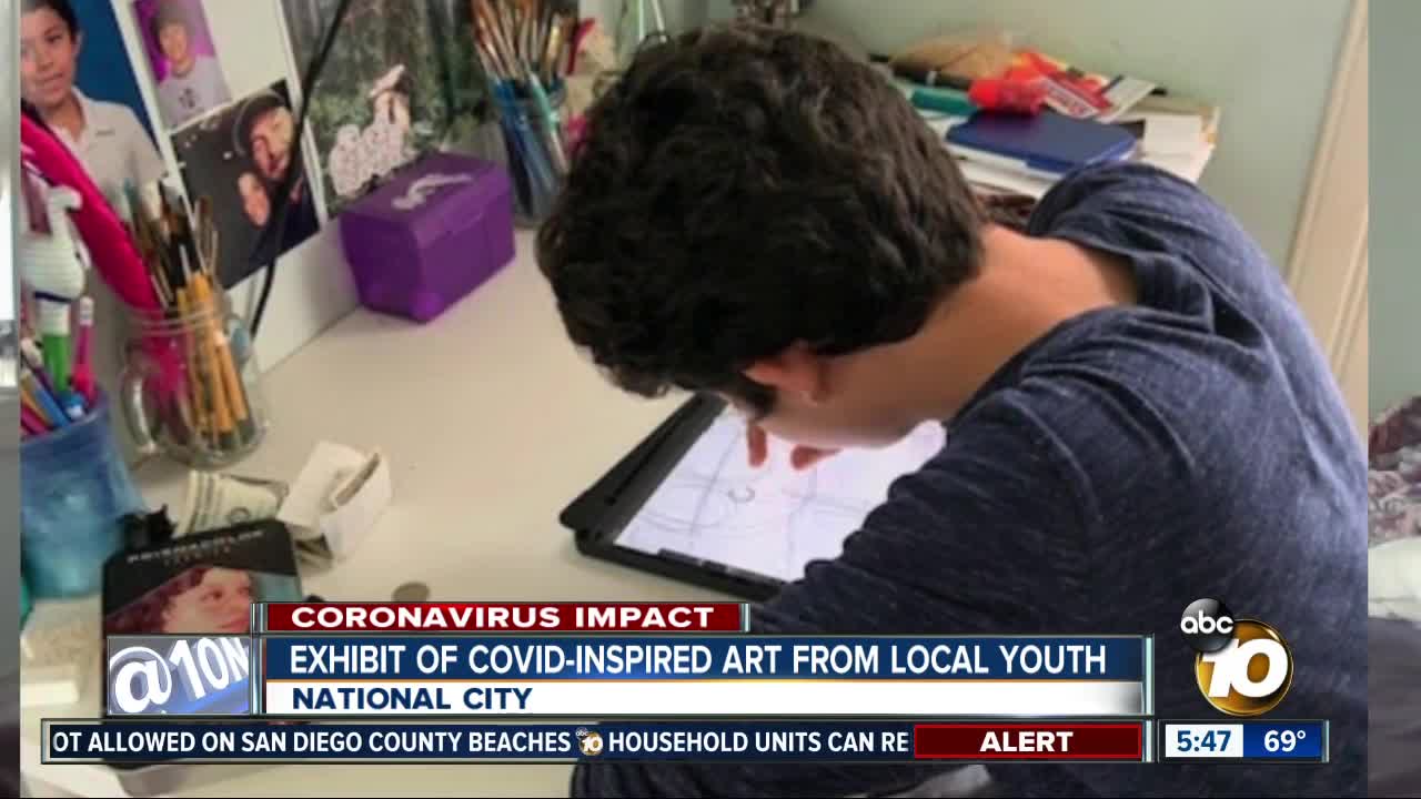 Exhibit of COVID-inspired art from local youth