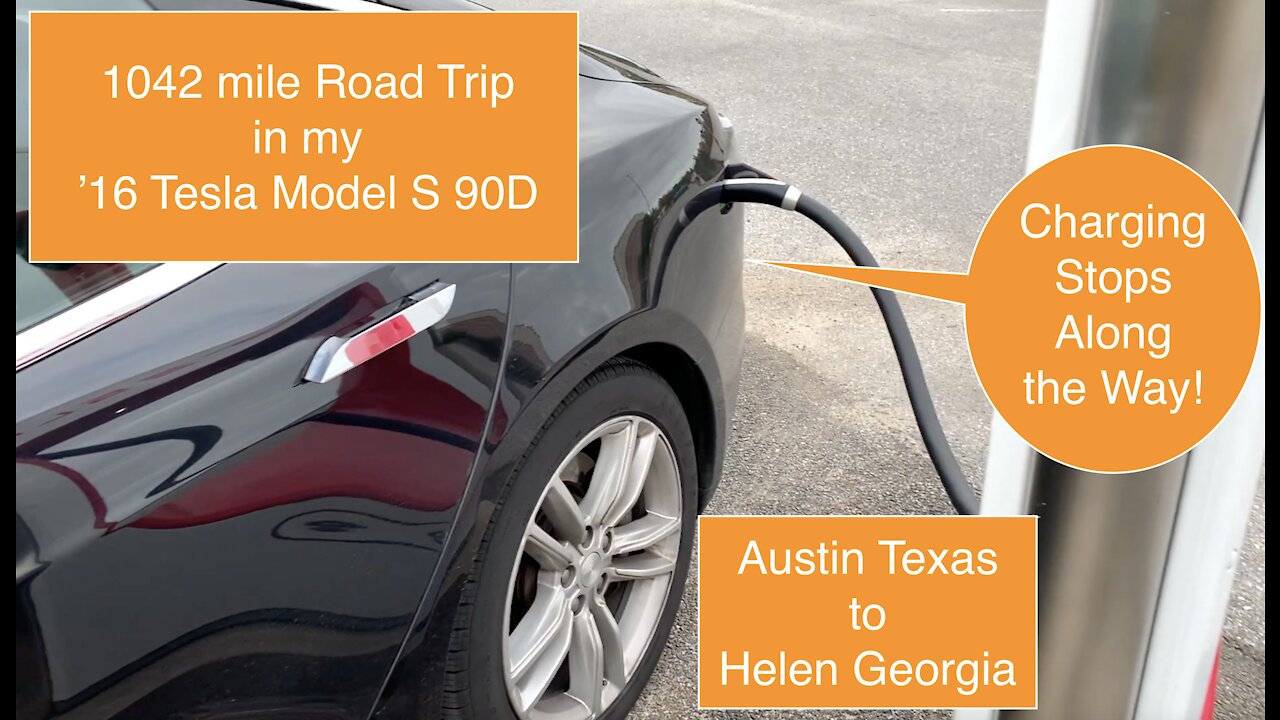 1042 mile Road Trip in my '16 Tesla S 90D