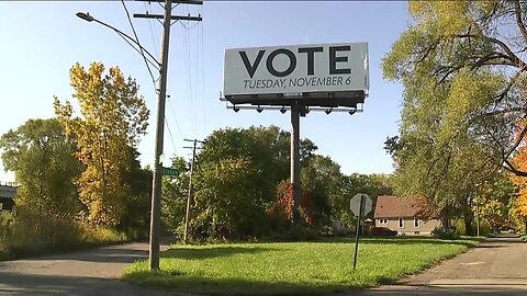 Detroit billboard along I-75 displays wrong date to get out and vote
