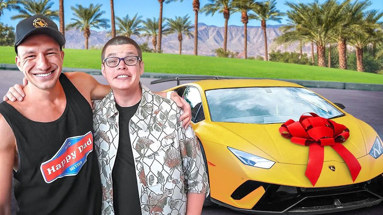 I Surprised Sketch with a Lamborghini!