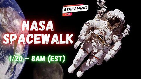 NASA Spacewalk with Astronauts Nicole Mann and Koichi Wakata - ISS