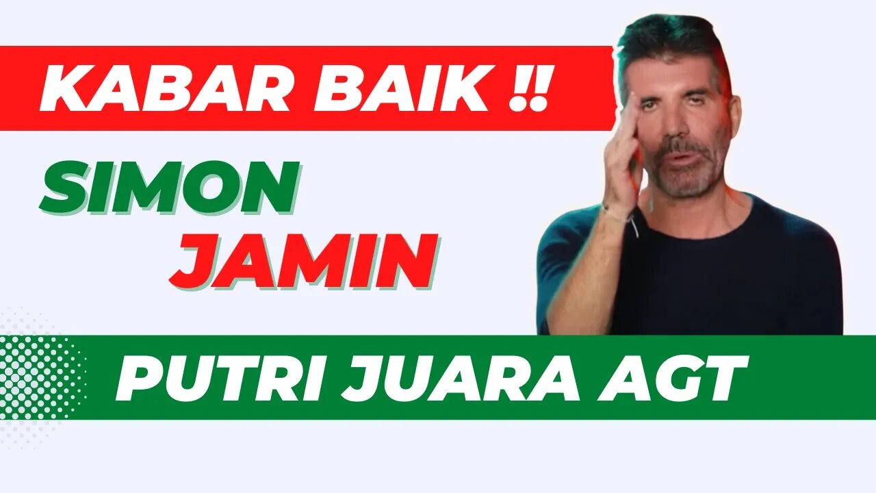 Kabar Baik ! Simon Jamin Putri Juara AGT 2023