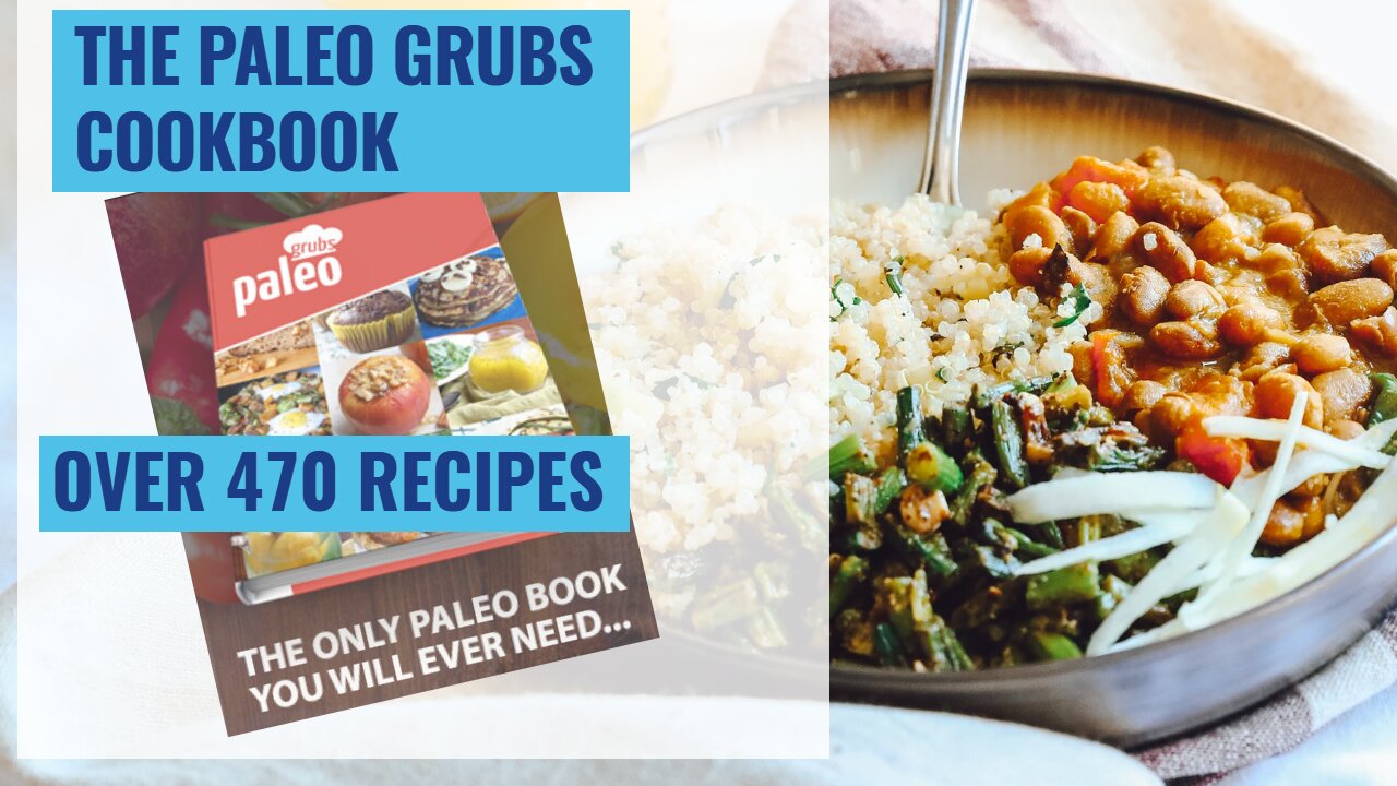 Lose weight and burn fat with the Paleo Grubs Cookbook