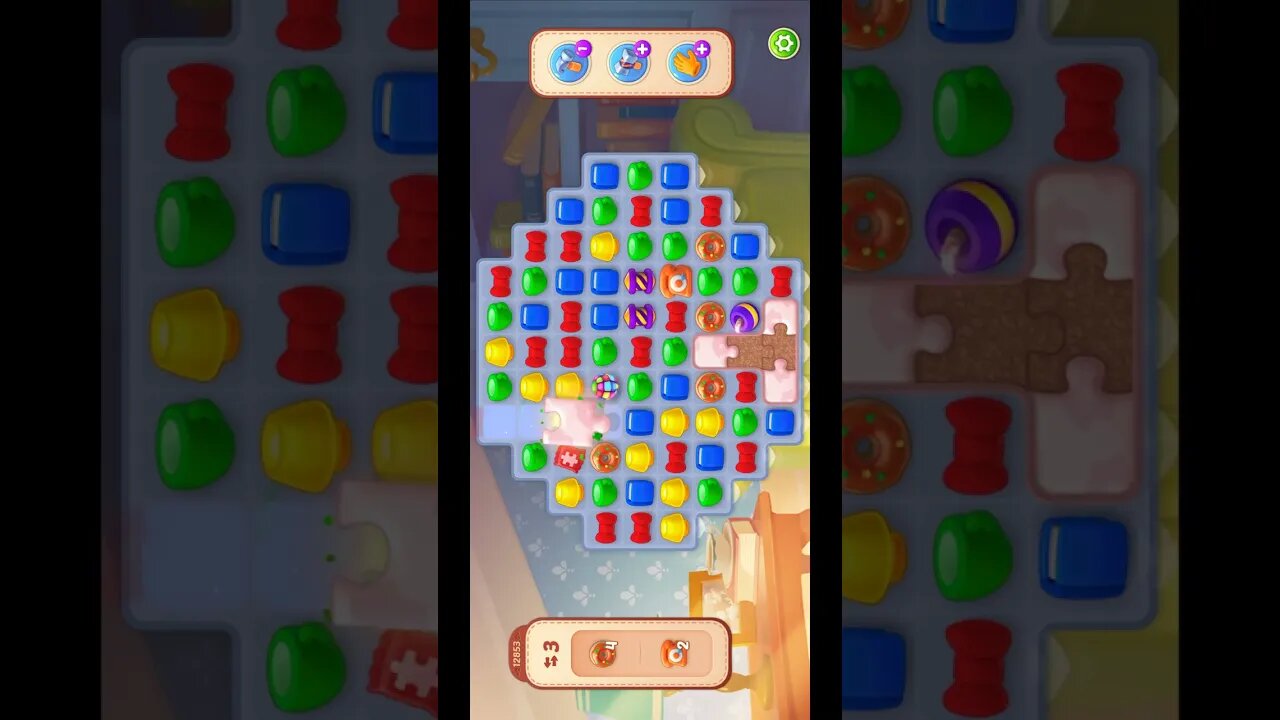 Shorts Playrix Homescapes Gameplay Walkthrough Level 12853-040