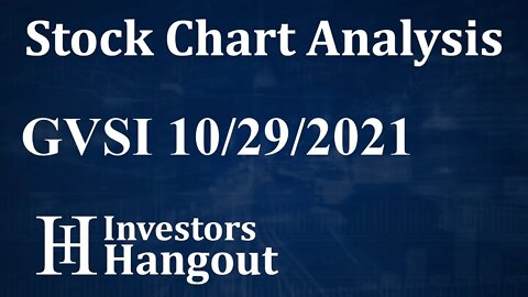 GVSI Stock Chart Analysis Good Vibrations Shoes Inc. - 10-29-2021