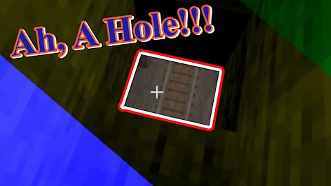 Minecraft Survival, But I fall in a Hole