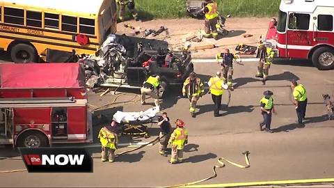 1 dead, 7 injured in crash involving Ypsilanti school bus in Pittsfield Township