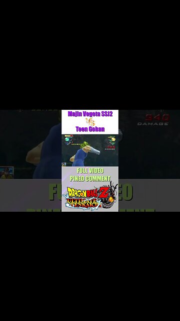 Majin Vegeta SSJ2 Vs. Teen Gohan #shorts #shorts #db #dbz #dbgt #dbs #dbkai #mangathe #supersaiyango