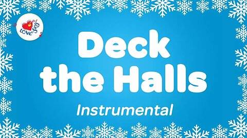 Deck the Halls Karaoke | Instrumental Christmas Song Deck the Hall with Sing Along Words