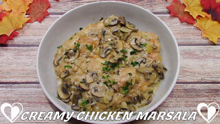 Creamy Chicken Marsala | Tasty ITALIAN Recipe TUTORIAL