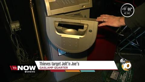 Thieves target Jolt'n Joe's