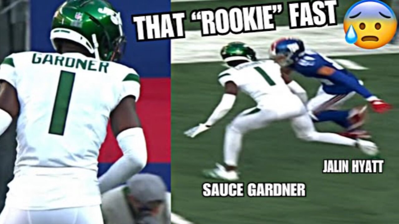 Rookie Jalin Hyatt BURNED Sauce Gardner