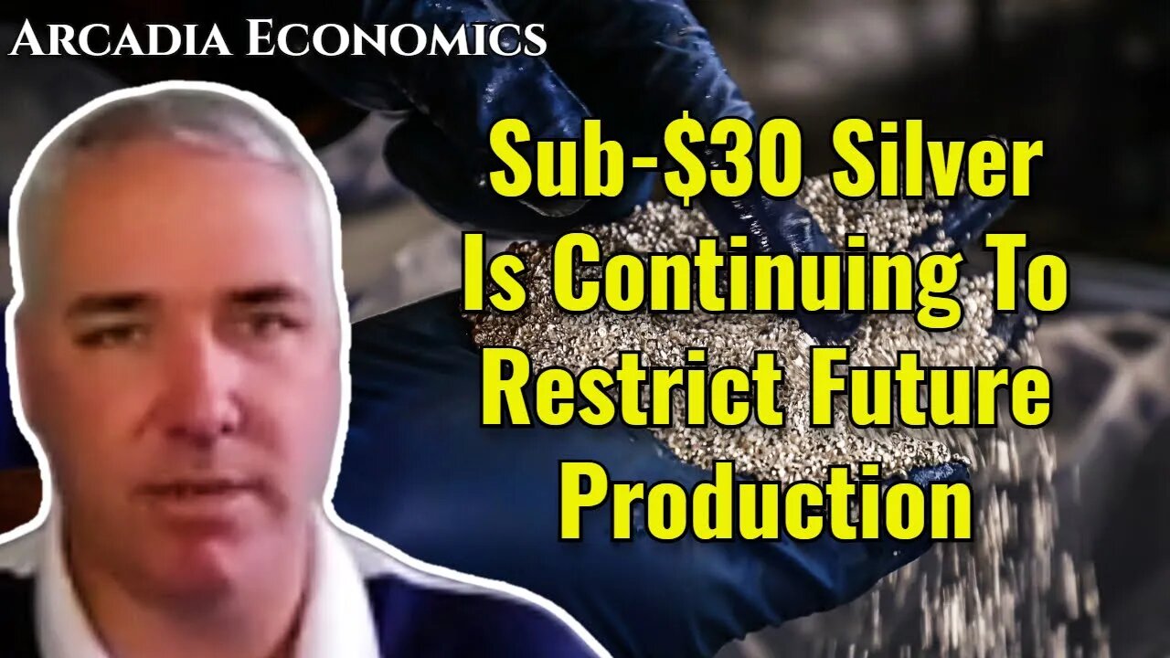 Sub-$30 Silver Is Continuing To Restrict Future Production