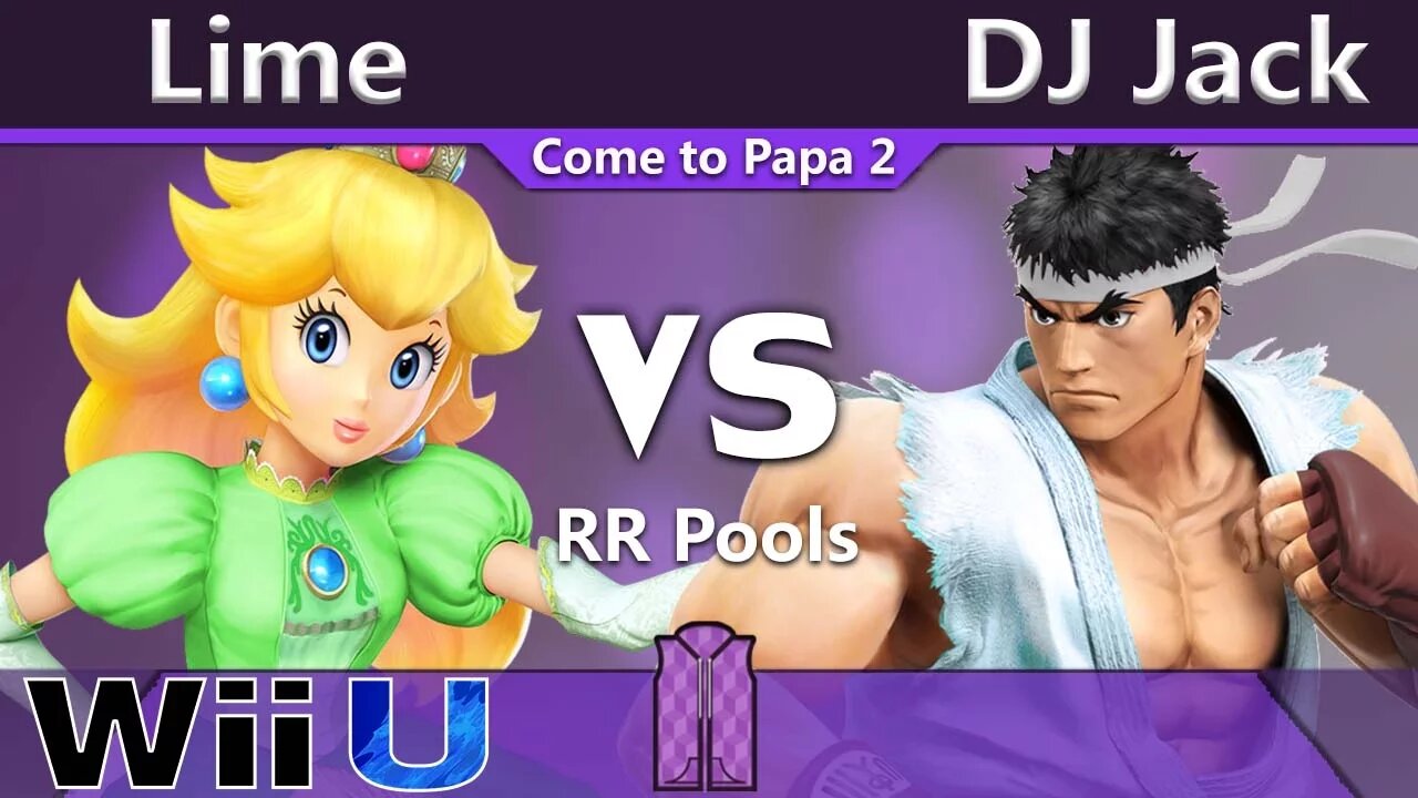 Lime (Peach) vs. DJ Jack (Ryu) - Wii U RR Pools - CTP2