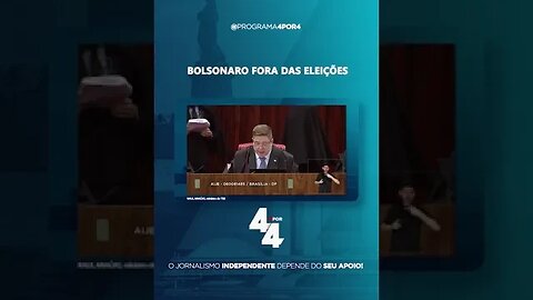 TSE conclui julgamento e torna Bolsonaro inelegível #shorts