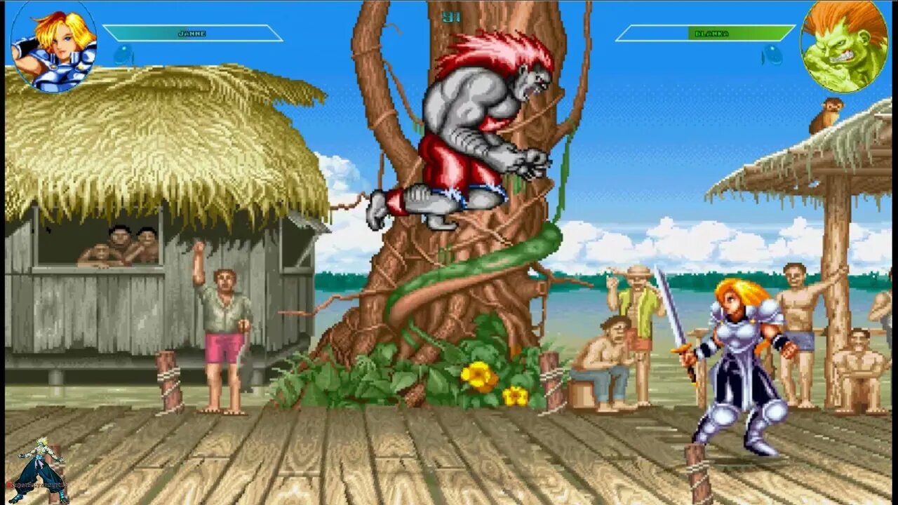 Mugen Classic V.S Play As Ultimate Janne On Pc