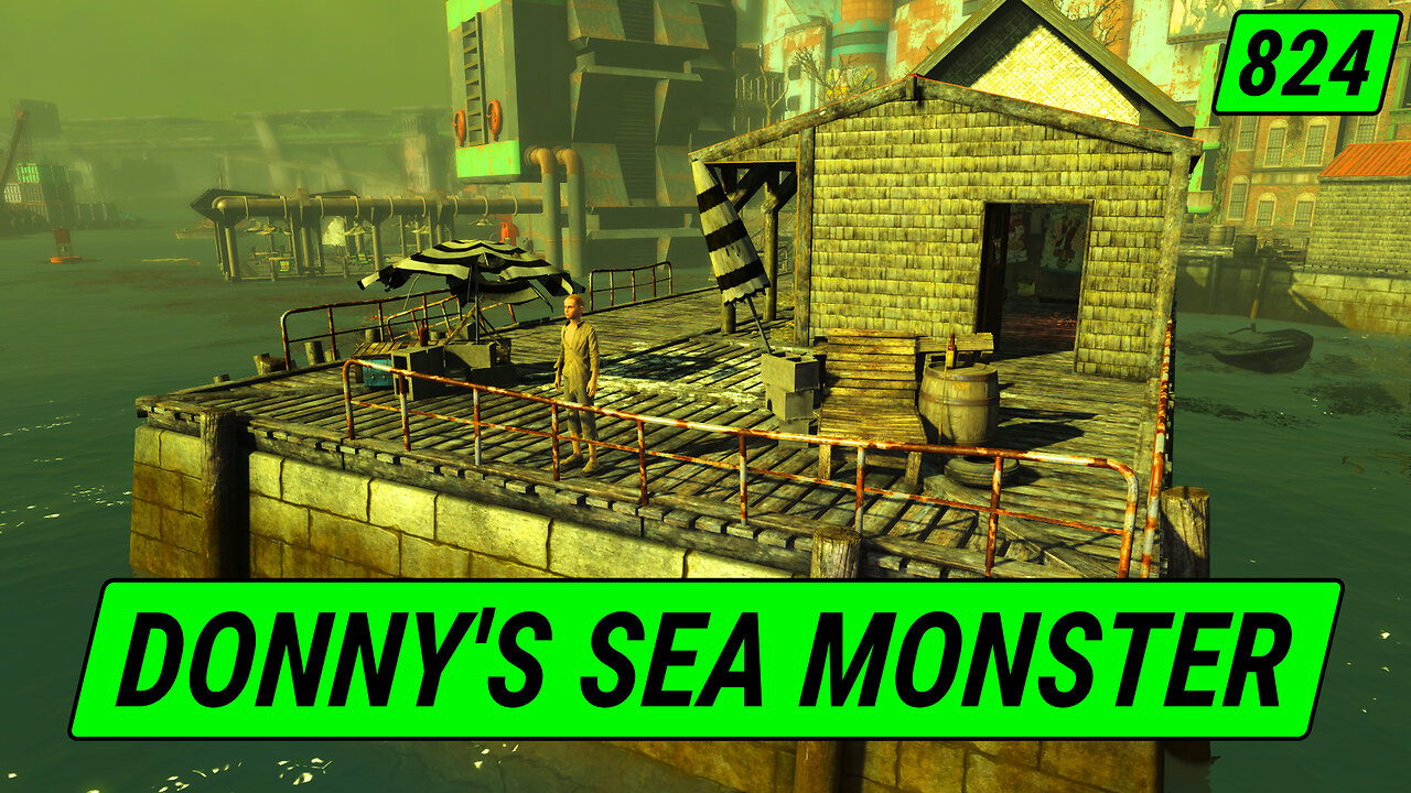 Donny's Sea Monster Cabin | Fallout 4 Unmarked | Ep. 824