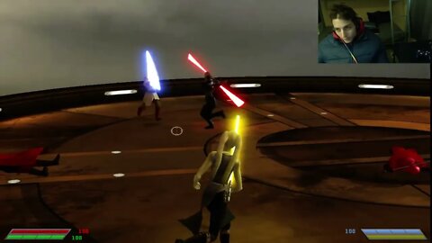 Obi Wan Kenobi VS Grand Inquisitor In A Battle With Live Commentary In Star Wars Jedi Knight Jedi Ac