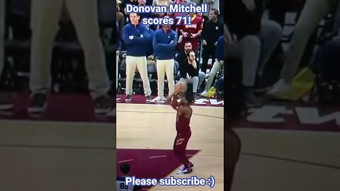 Donovan Mitchell scores 71 in overtime win! #shorts #nba #record #cavs #donovanmitchell