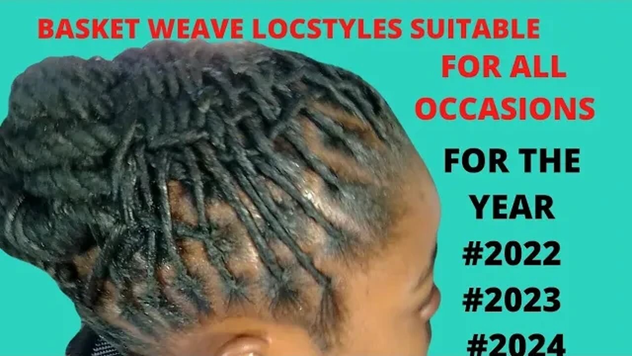 Basket Weave #dreadlock style | After and Before #locsjourney #locstyles #locs #dreaducation