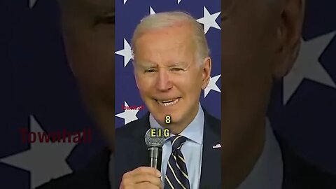 Joe Biden tries (AND FAILS) to spell the world "EIGHT"