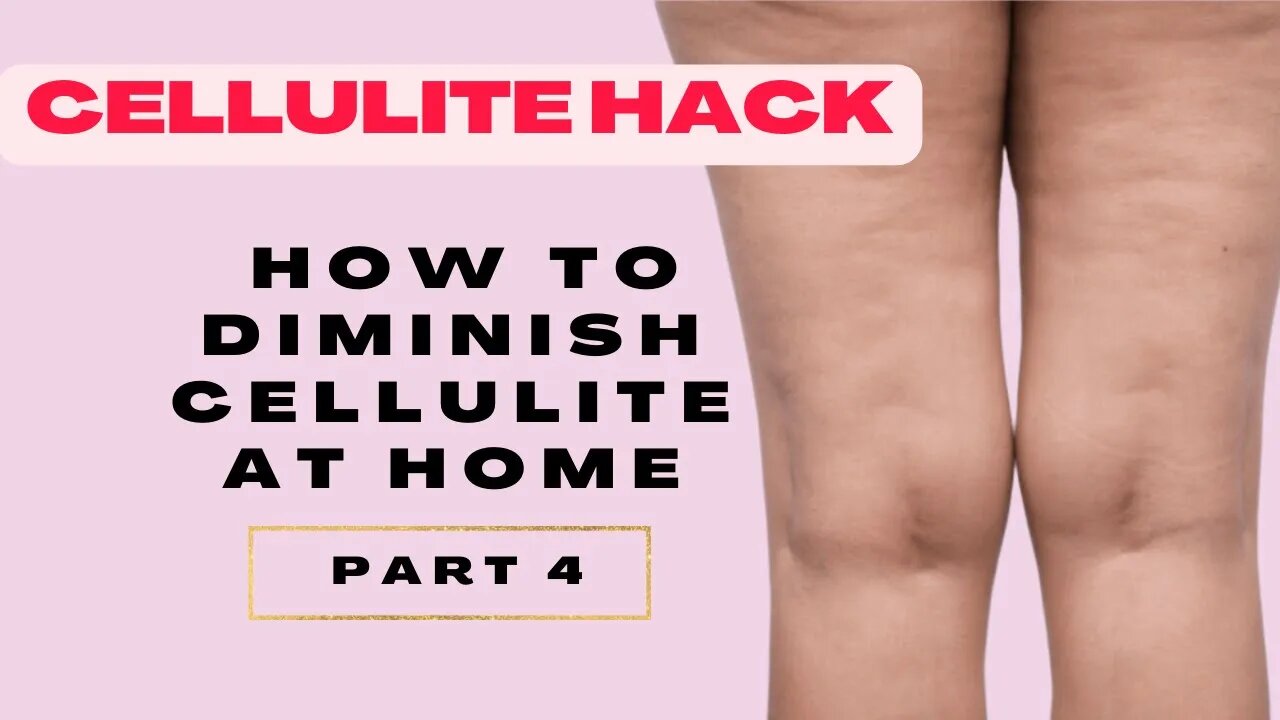 How to get RID of Cellulite at home BEFORE and AFTER photos