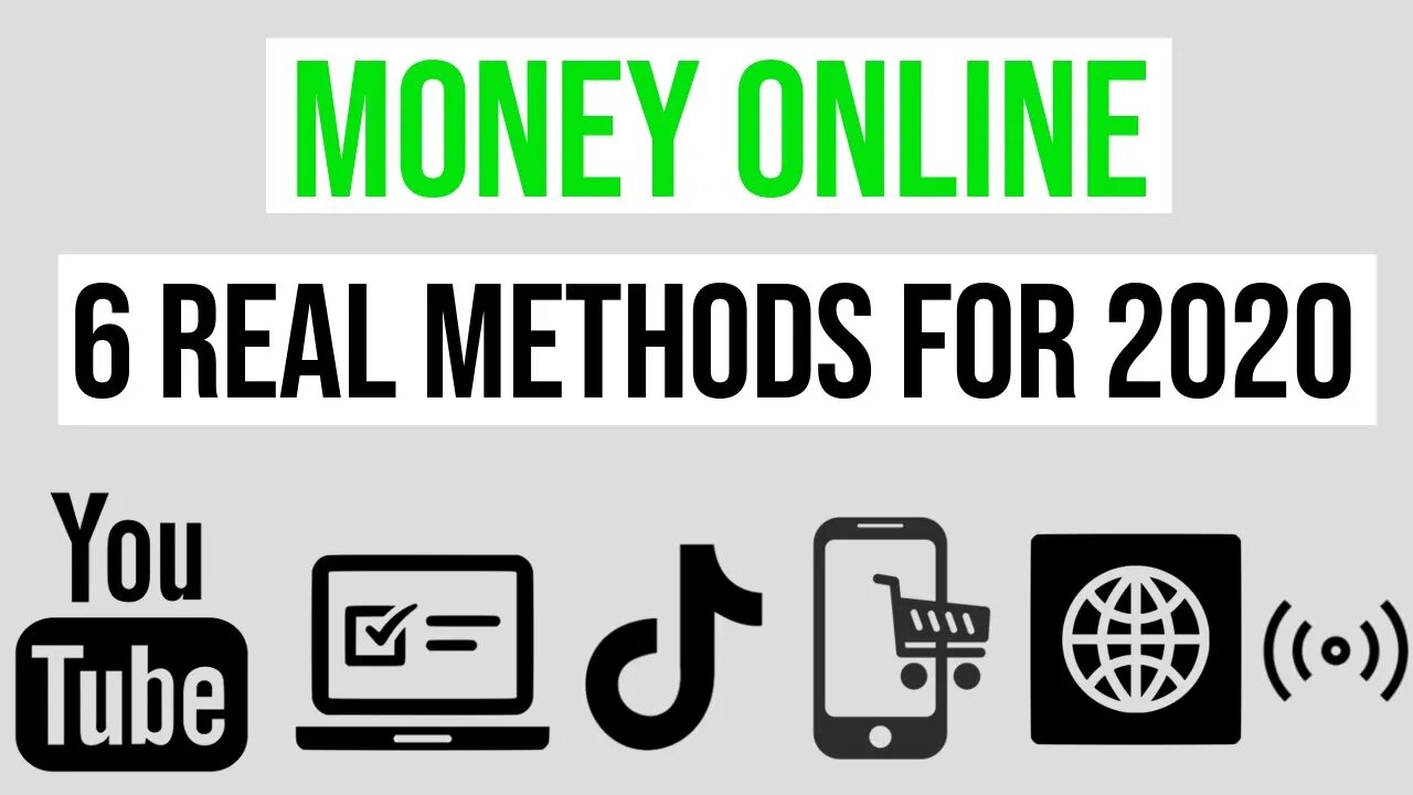 How To Make Money Online In 2020 (2021) 💸 (6 REAL Methods)