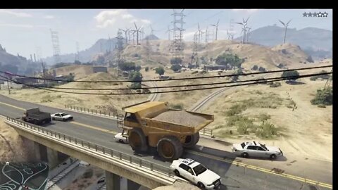 GTA5 GamePlay Big Car Truck Demolition