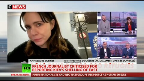 French journalist states that the Ukrainian Government is bombing its own citizens