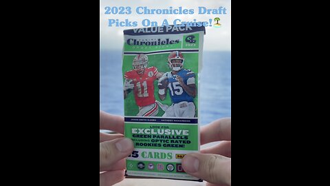 2023 Chronicles Draft Picks Pack Opening On A Cruise!🏝️