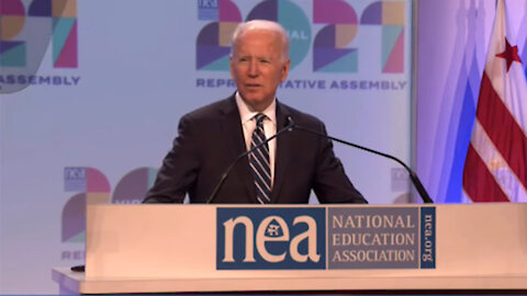 President Biden and the First Lady Deliver Remarks at the NEA's Annual Representative Assembly