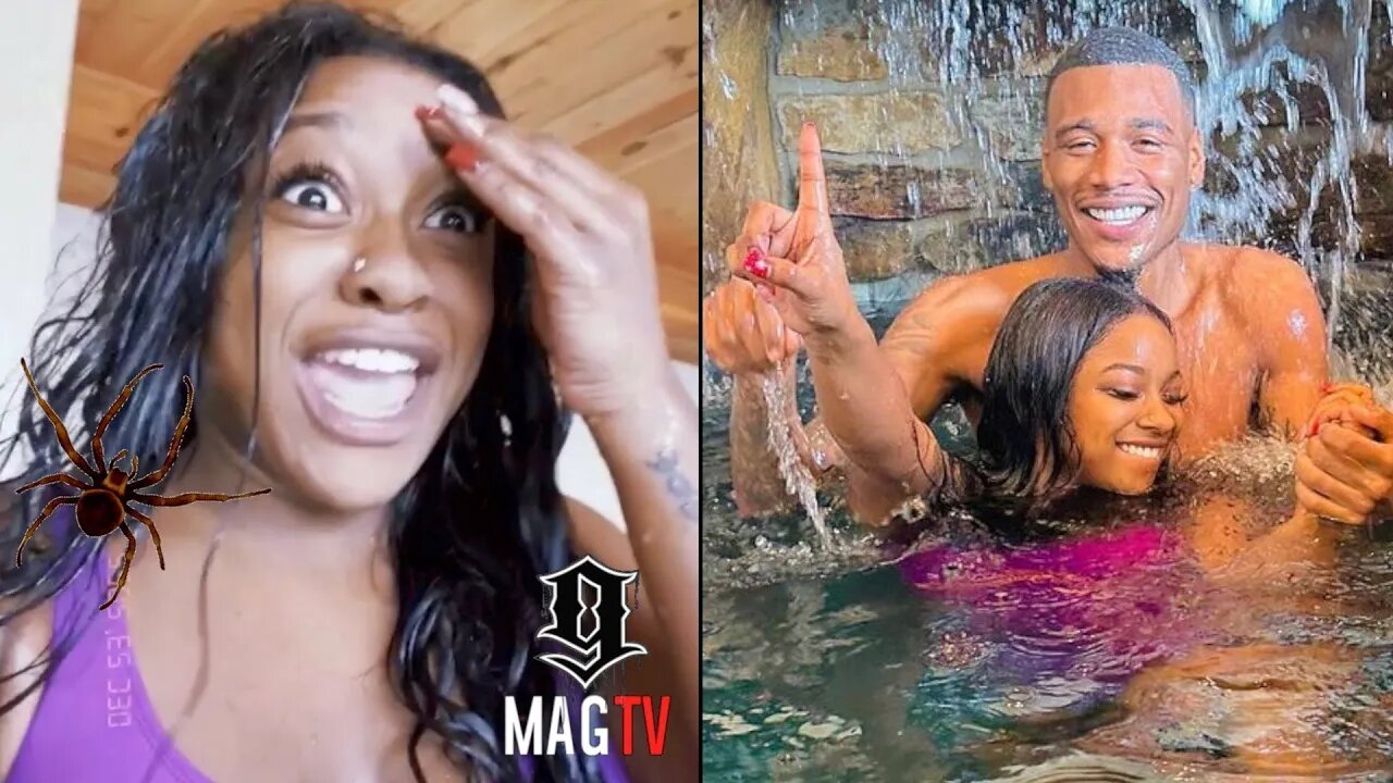 Reginae Freeks Out When Spider Crawls In Her Hair During Baecation With Armon! 😱