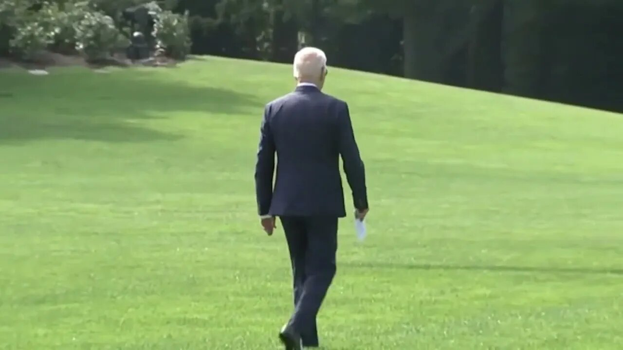 Joe Biden Again Smirks As He Ignores Reporters Asking About Rising Death Toll Of Maui Wildfires