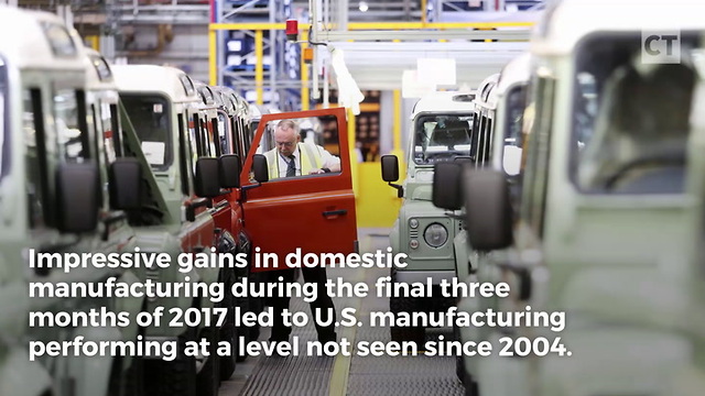 Trump Breaks 14-Year Record in Manufacturing