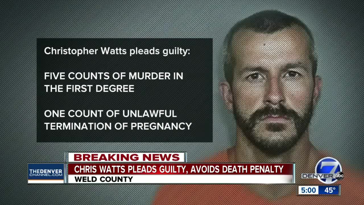 Chris Watts reaches plea deal to avoid death penalty in deaths of pregnant wife, 2 daughters