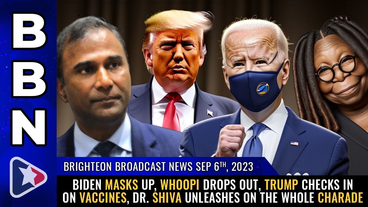 Health Ranger Report - Biden MASKS UP, Whoopi drops OUT, Trump checks IN on vaccines