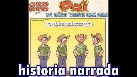 Chico Bento em-Pai, da série "gente que ama" | Gibis do Rapha