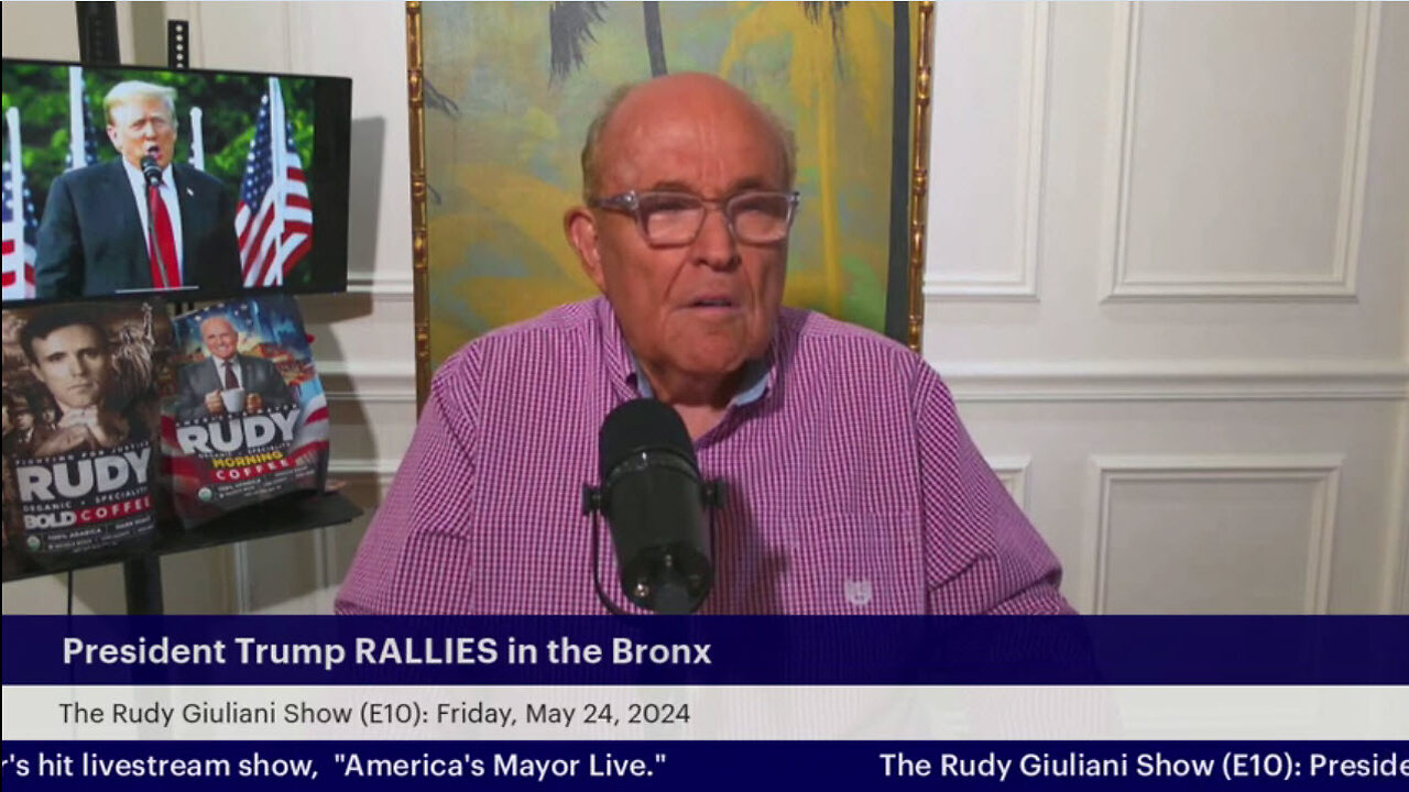 The Rudy Giuliani Show (E10): President Trump RALLIES in the Bronx