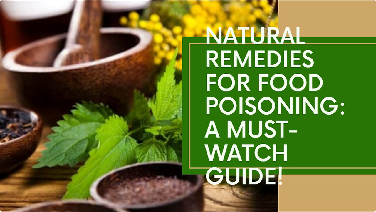 Natural Home Remedy for Food Poisoning