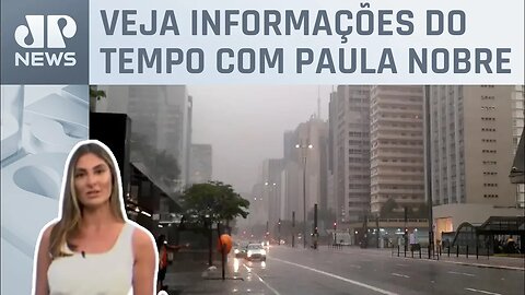 São Paulo ainda pode ter chuva forte esta semana | Previsão do Tempo