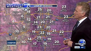 Windy across Colorado, with a little snow on the way