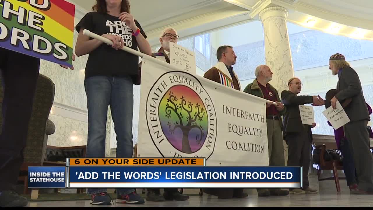 "Add the Words" bill introduced at statehouse