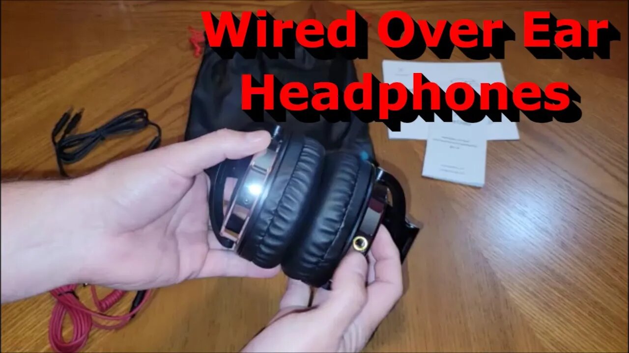 Wired Over Ear Headphones - Great Option for a Keyboard