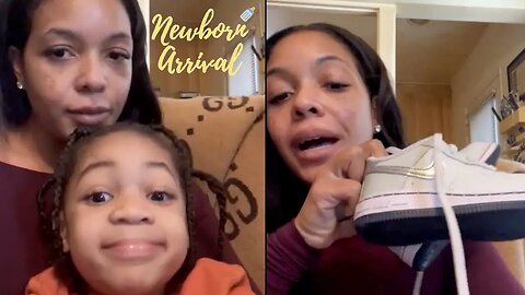 DJ Mustard & Chanel's Son Kody Insist Mommy Show Followers His New Sneakers! 👟