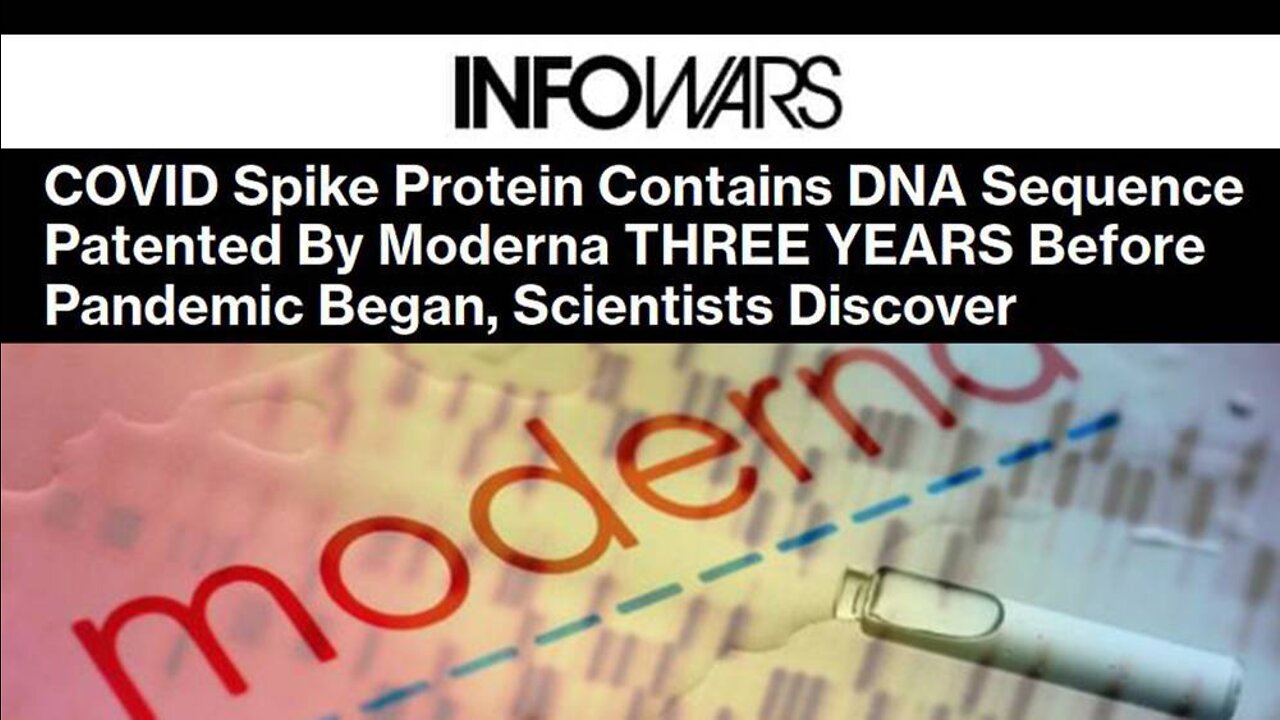 Smoking Gun: Covid-19 Engineered in Lab with Moderna Patents