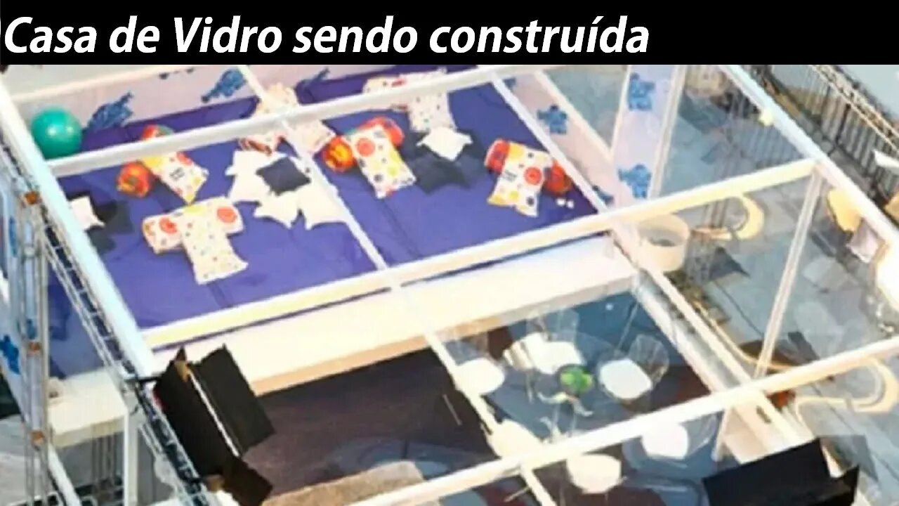 BBB 23 Casa de Vidro já está sendo montada, confira montagens