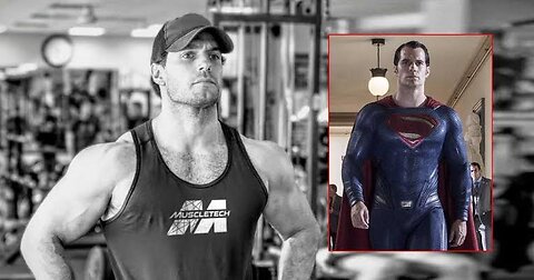 Henry Cavill Work Out for Superman movie