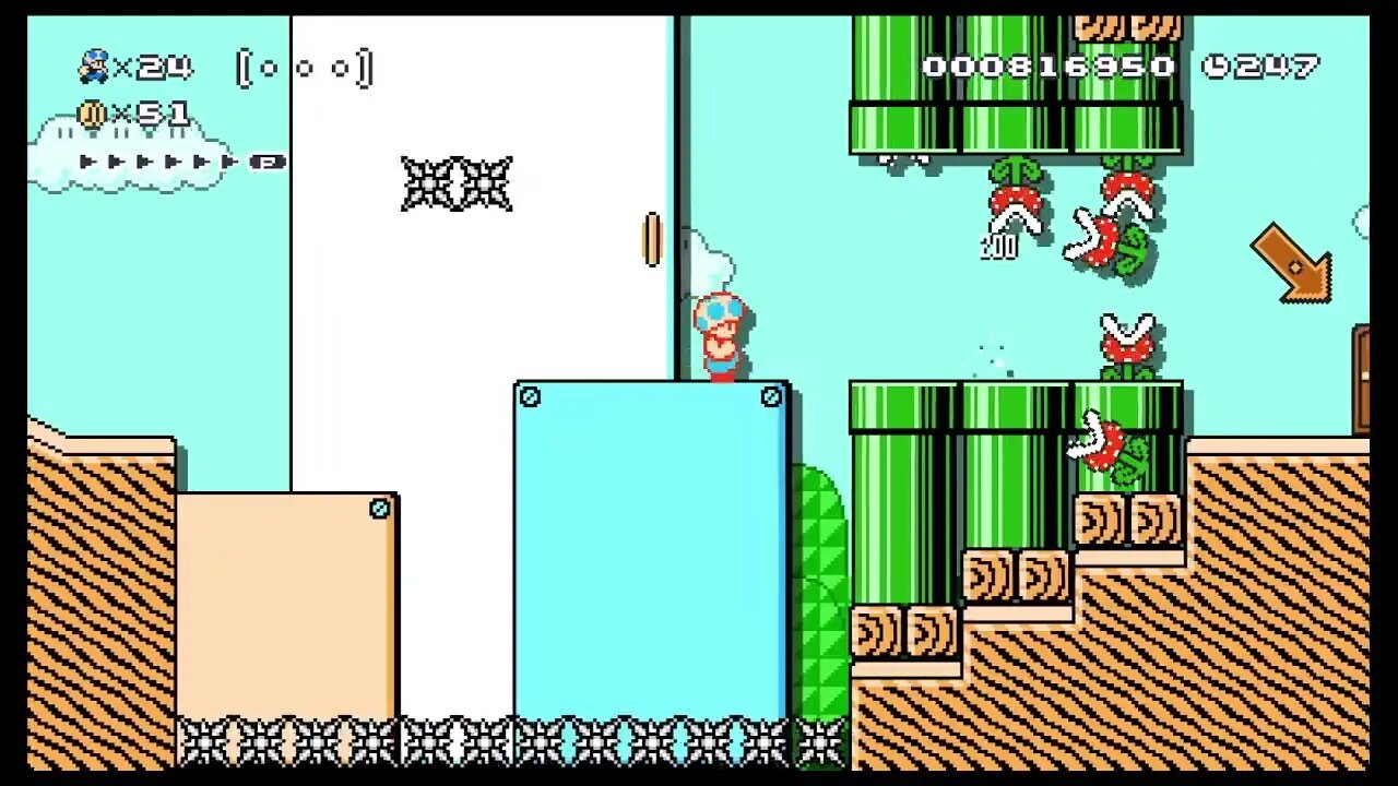 Mario Maker 2 Road to 1000, If I die the video ends 27